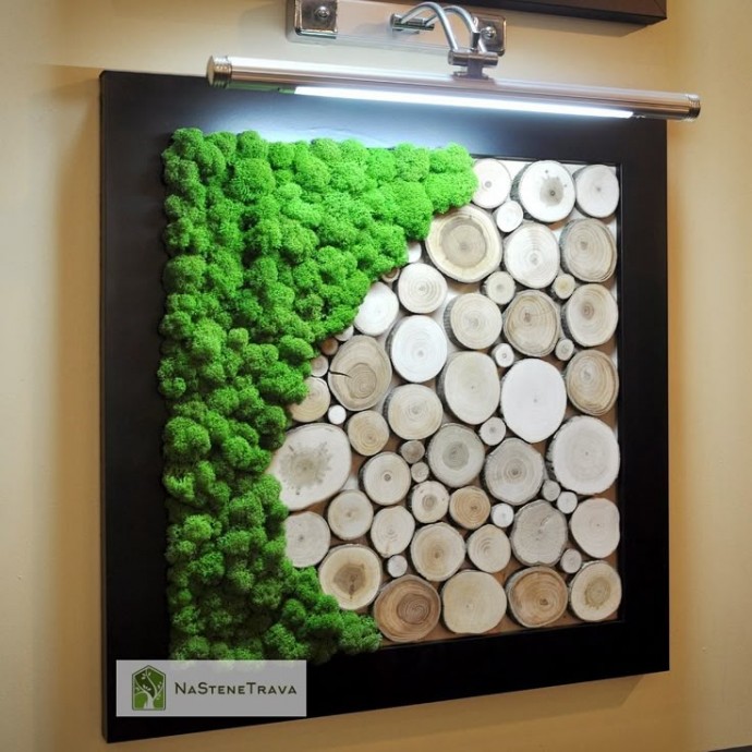 ​Панно из мха