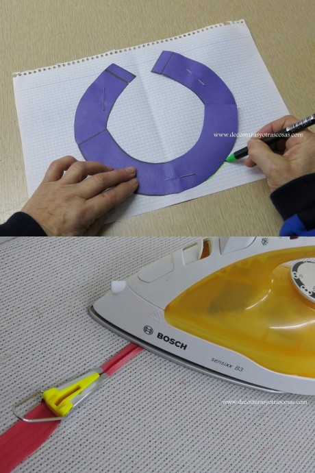 Оформление горловины