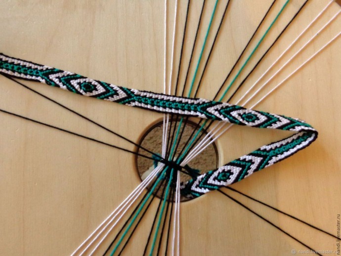 ​Плетение поясов и браслетов в технике кумихимо