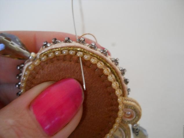 ​Мастер-класс по сутажу "Сутажные серьги Винтаж": часть 9