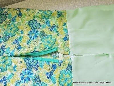 Как вшить потайную молнию в юбку с подкладкой