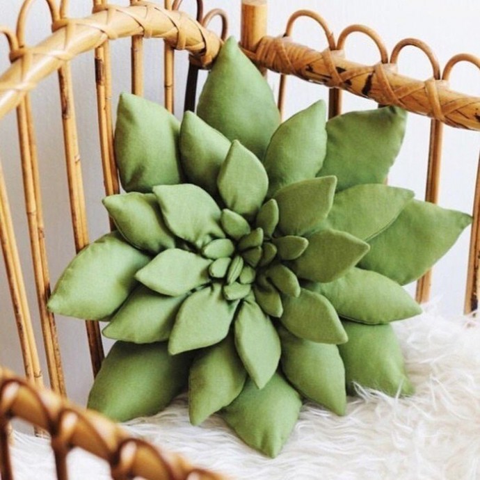Подушки-суккуленты