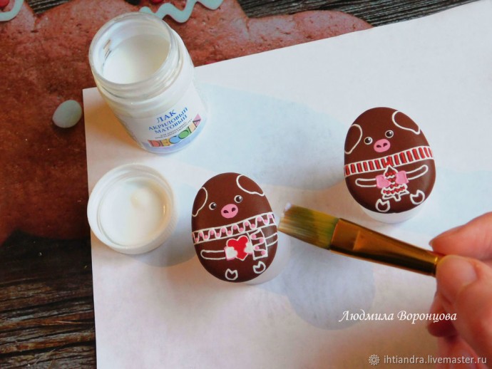 ​Создаём ключницу "Пряничный домик": часть 2