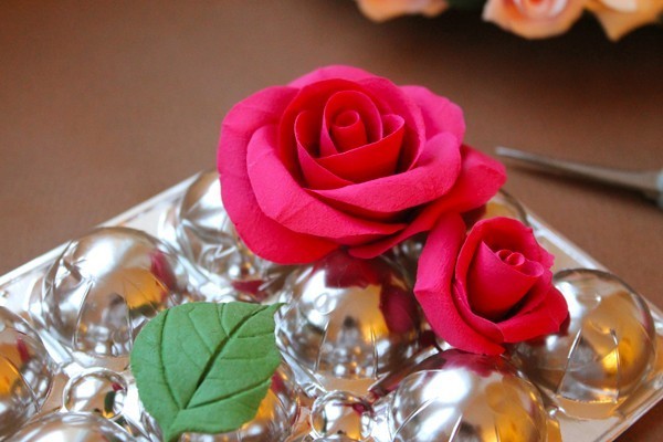 ​Мастерим сердце из роз: часть 4