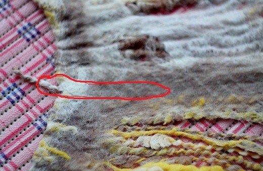 Пелерина валяная из фактурной пряжи: часть 2