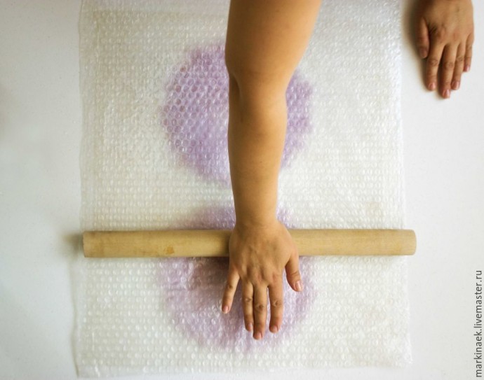 Валяем брошь-цветок в технике "фактурный войлок": часть 1 Валяем брошь-цветок в технике "фактурный войлок": часть 1