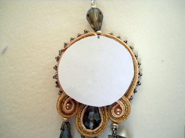 ​Мастер-класс по сутажу "Сутажные серьги Винтаж": часть 7