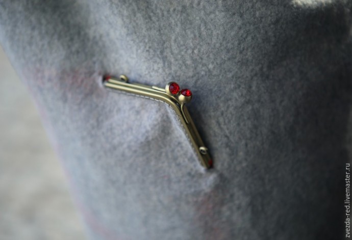 Чудной кармашек: делаем необычный карман с фермуарной застежкой, часть 3