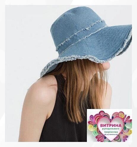 ​Осенние джинсовые шляпки