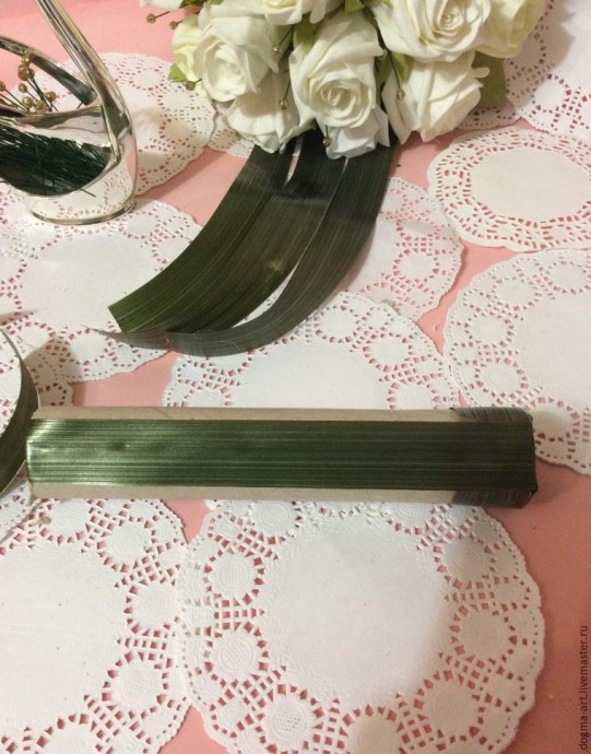 Создаем закрытые розы из фоамирана для свадебного букета: часть 3