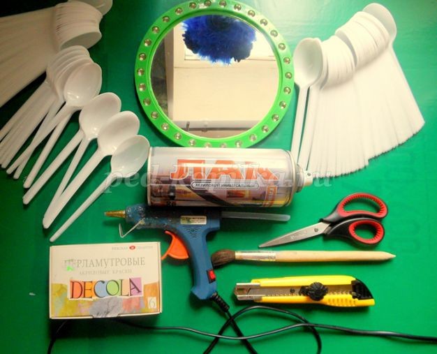 Декорирование зеркала своими руками: часть 1