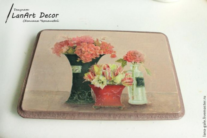 ​Шкатулка "Цветочное утро": мастер-класс, часть 2