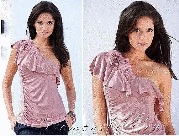 Шьем стильный асимметричный топ