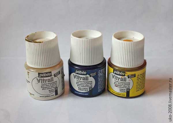 ​Средиземноморский пейзаж в витражной технике: часть 1