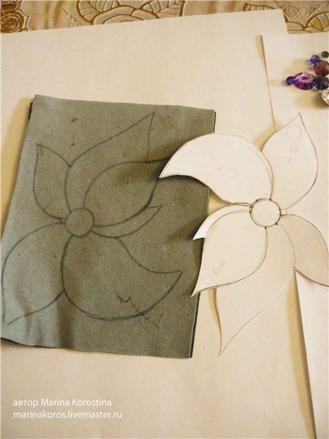 Вышиваем бисером колье с цветком: часть 1