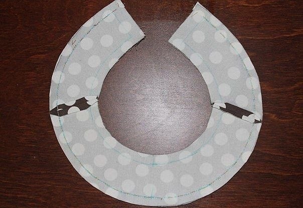 Обработка горловины обтачкой с кантом