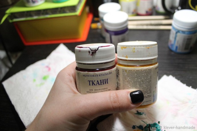 Расписываем одежду красками по ткани: часть 4