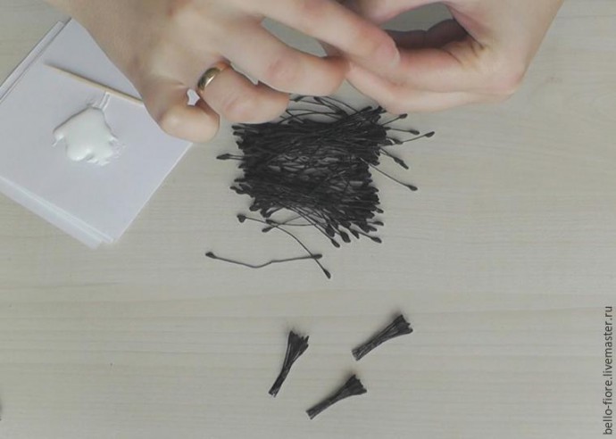 Создаем мак "Strawberry Dessert" из шелка: часть 2