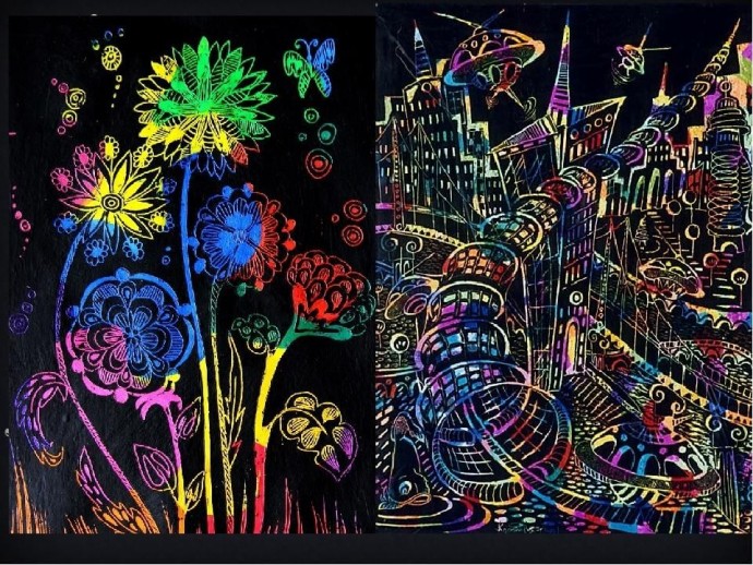 ​Граттаж для взрослых