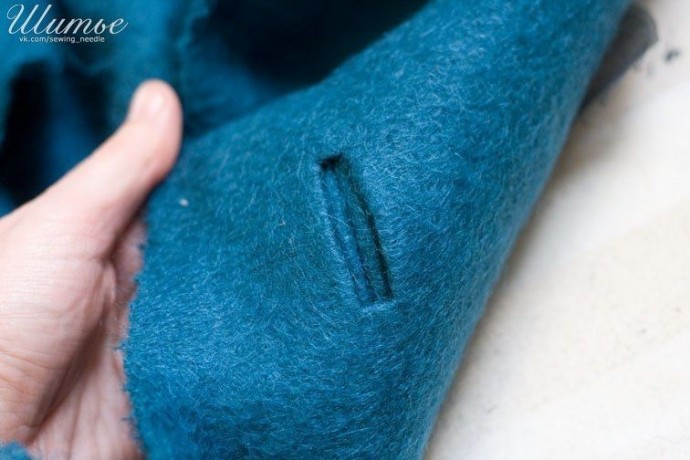 Как сделать петлю для пуговицы "в рамку"