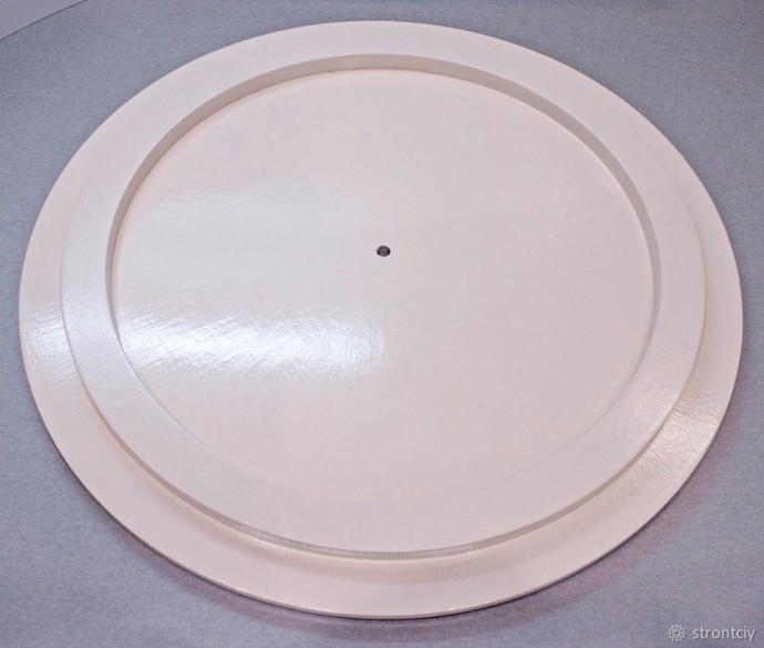 ​Расписываем интерьерные часы в смешанной технике: часть 3