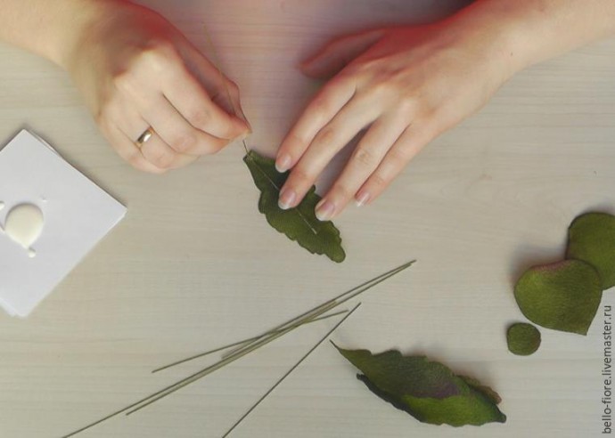 Создаем мак "Strawberry Dessert" из шелка: часть 1