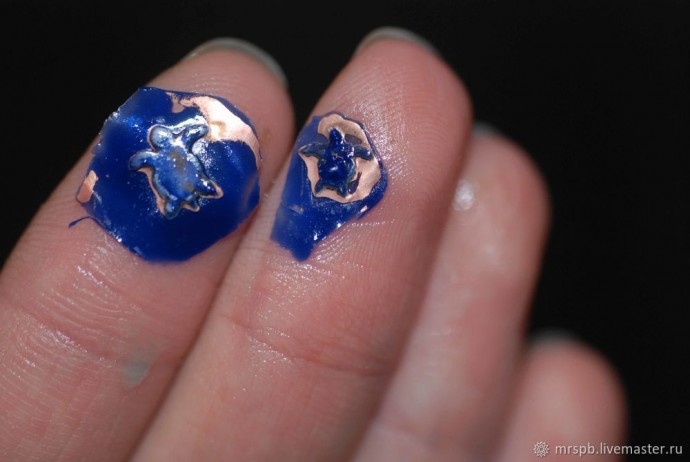 ​Делаем кулон из меди с заливкой ювелирной смолой: часть 3