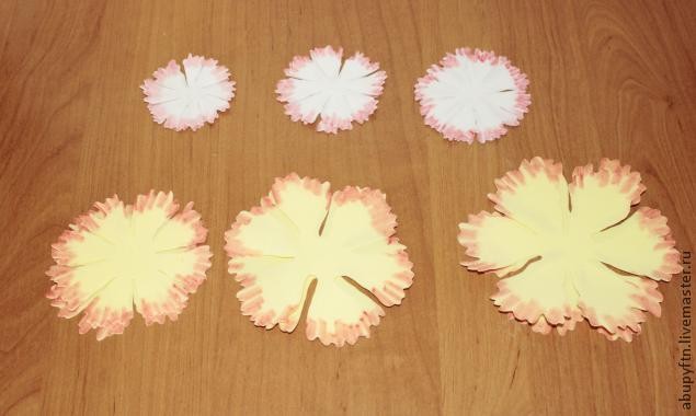 ​Пион из фоамирана своими руками: часть 2