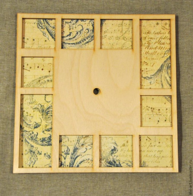 Декорирование часов "Золотая осень": часть 1 Декорирование часов "Золотая осень": часть 1