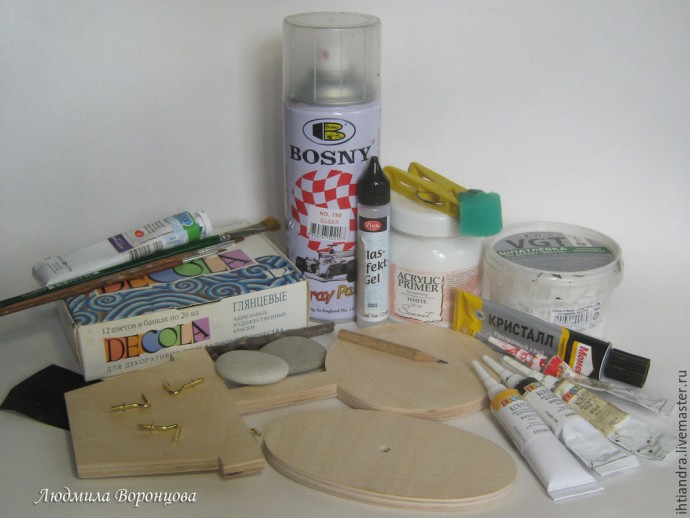 Держатель для украшений "Осенний топиарий": мастер-класс, часть 1