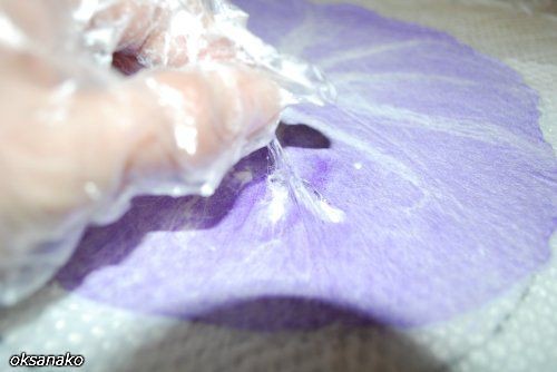 ​Мастер-класс по валянию цветка "Вьюнок": часть 3