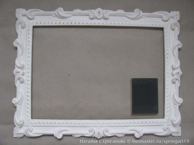 Рама для зеркала: золочение и старение рамы, часть 1