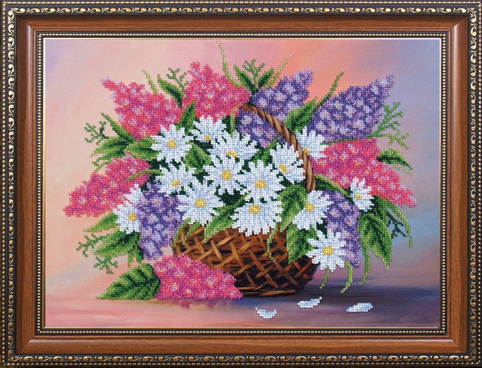 ​Вышивка бисером по канве