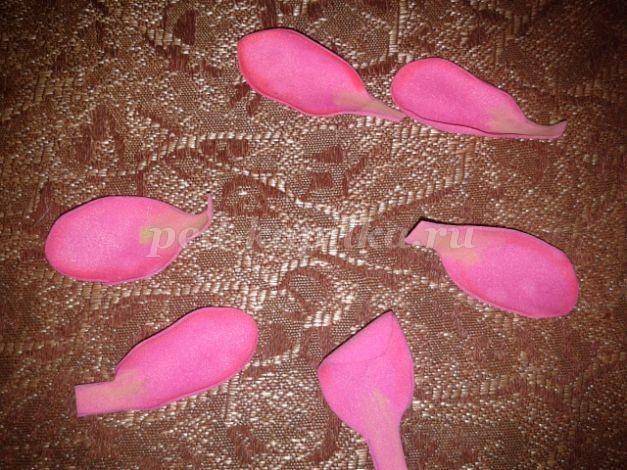 Крокусы из фоамирана: часть 1