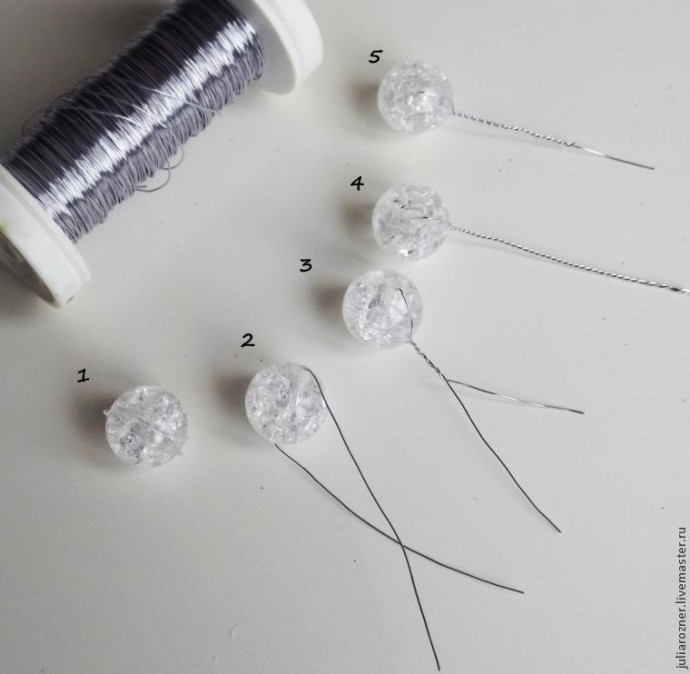 ​Мастерим свадебный букет: часть 2