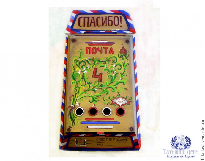 Декорируем старый почтовый ящик: часть 2