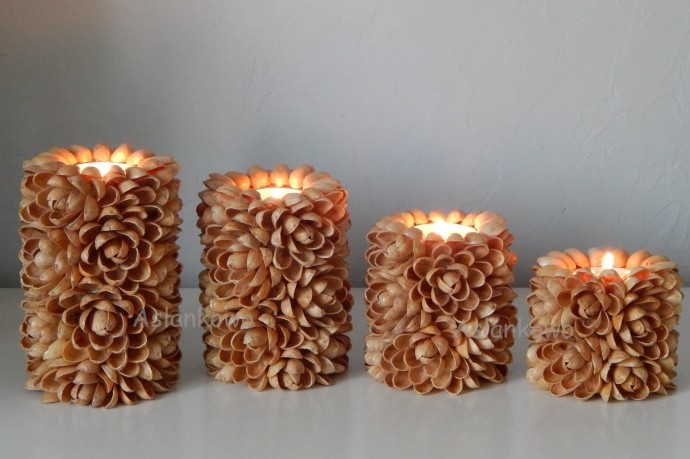 ​Интересные поделки из фисташковых скорлупок