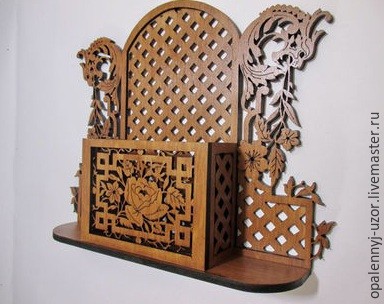 Изготавливаем ажурную настенную полочку: часть 3