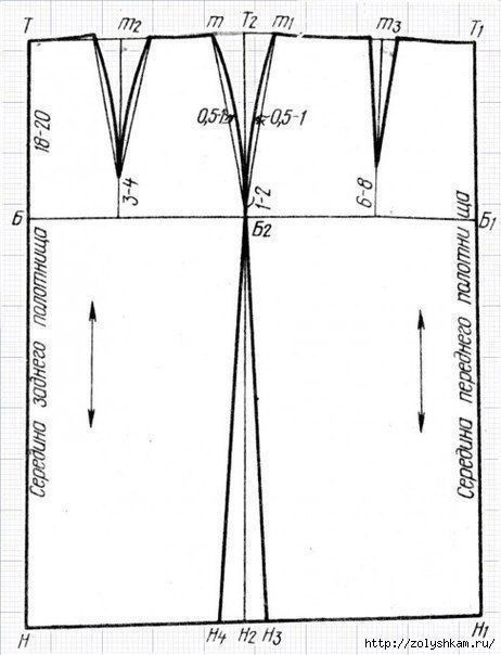 Юбка-карандаш без боковых швов
