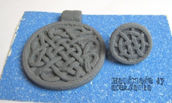 ​Мастер-класс по созданию украшений из полимерной глины "Кельтские плетения из камня": часть 3