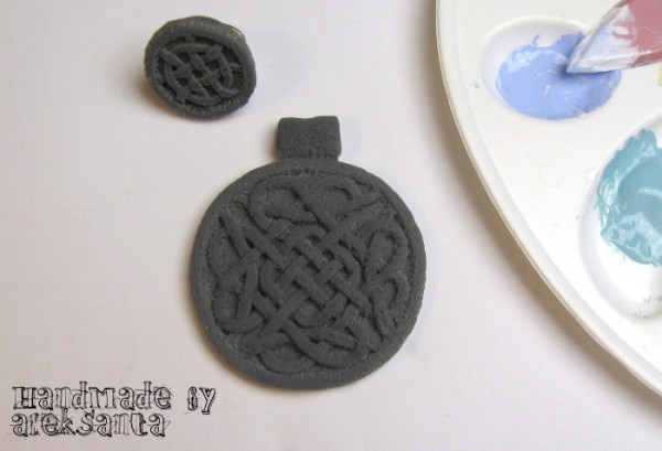 ​Мастер-класс по созданию украшений из полимерной глины "Кельтские плетения из камня": часть 3