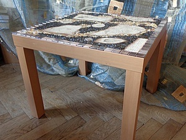 Мозаичный столик "Остров сокровищ"