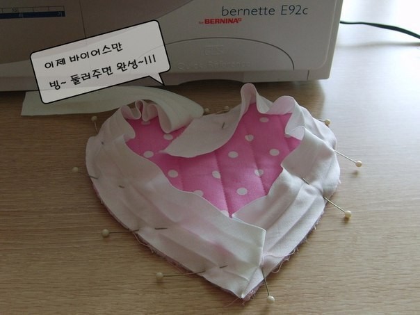 Прихватки в виде сердечек