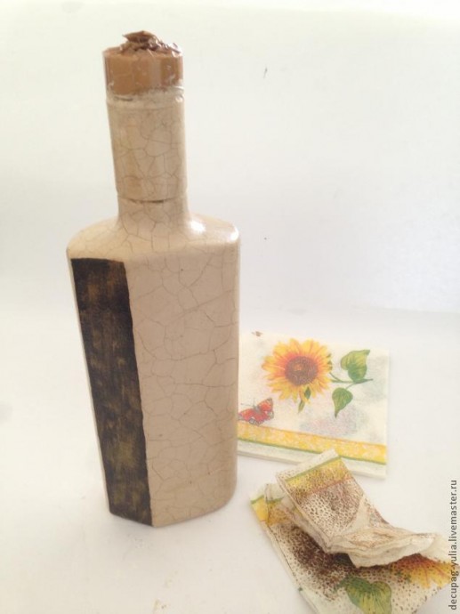 Декупаж с применением 2-шагового кракелюра: часть 2