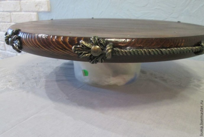 ​Мастерим кофейный столик с "коваными" элементами: часть 3