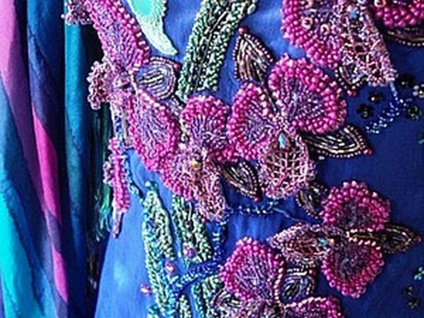 ​Вышивка платья бисером: мастер-класс, часть 2