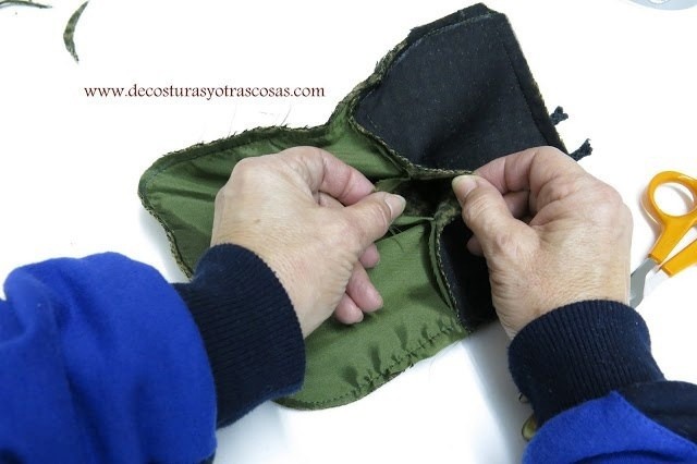 Накладной карман с цельнокроеным клапаном Накладной карман с цельнокроеным клапаном