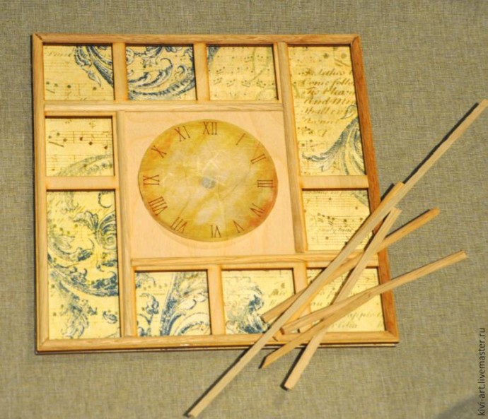 Декорирование часов "Золотая осень": часть 1 Декорирование часов "Золотая осень": часть 1