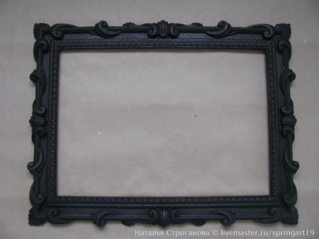 Рама для зеркала: золочение и старение рамы, часть 1