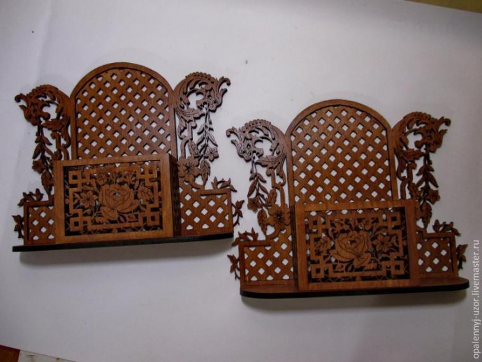 Изготавливаем ажурную настенную полочку: часть 3